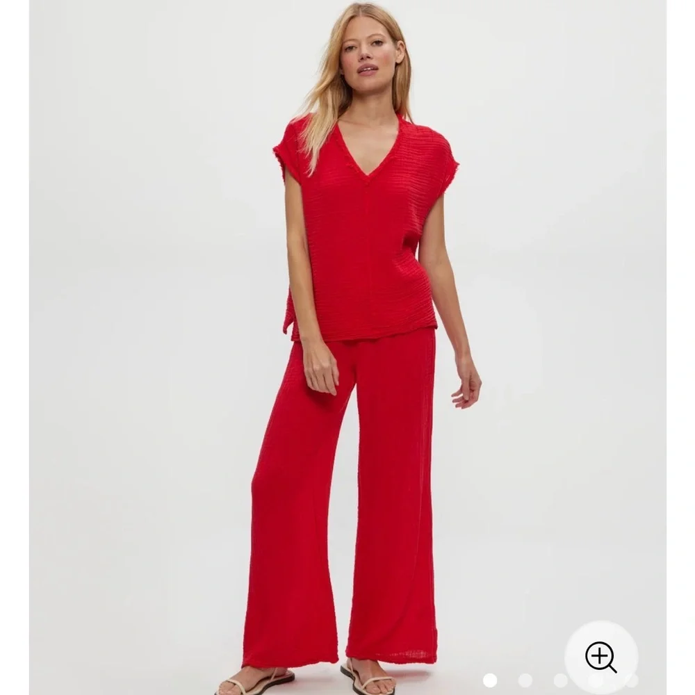 michael stars susie smocked pant - Picture 1 of 6